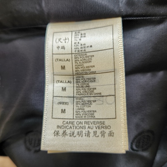 Leon Max Size M Limited Edition Circle Cloqué Jacquard Topper Coat Black Texture - Picture 7 of 15